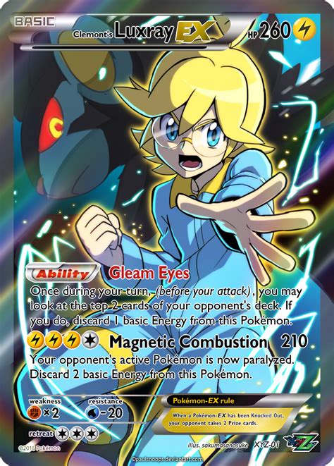 clemont's luxray ex card price.